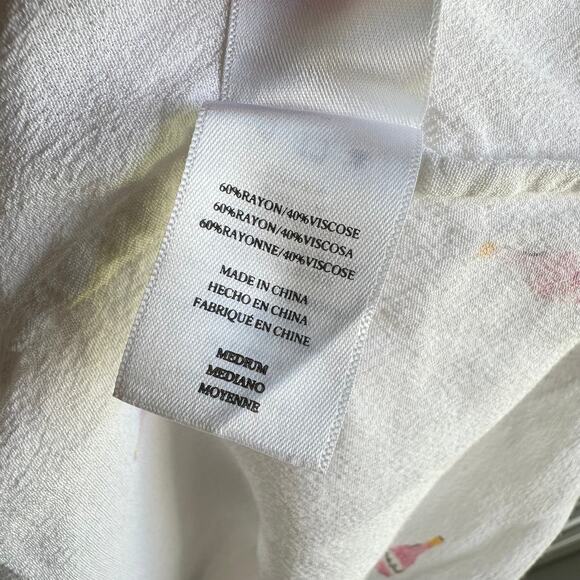 Rails Whitney Rose All Day Medium Champagne Resort White Button Down Shirt - Picture 9 of 9